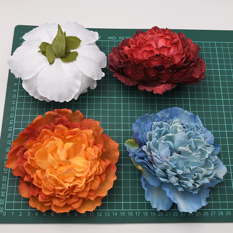 4 teste di fiori artificiali