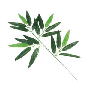 foglie di bambù artificiali verdi