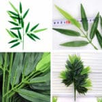foglie di bambù artificiali