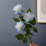 Bouquet di 3 fiori blu